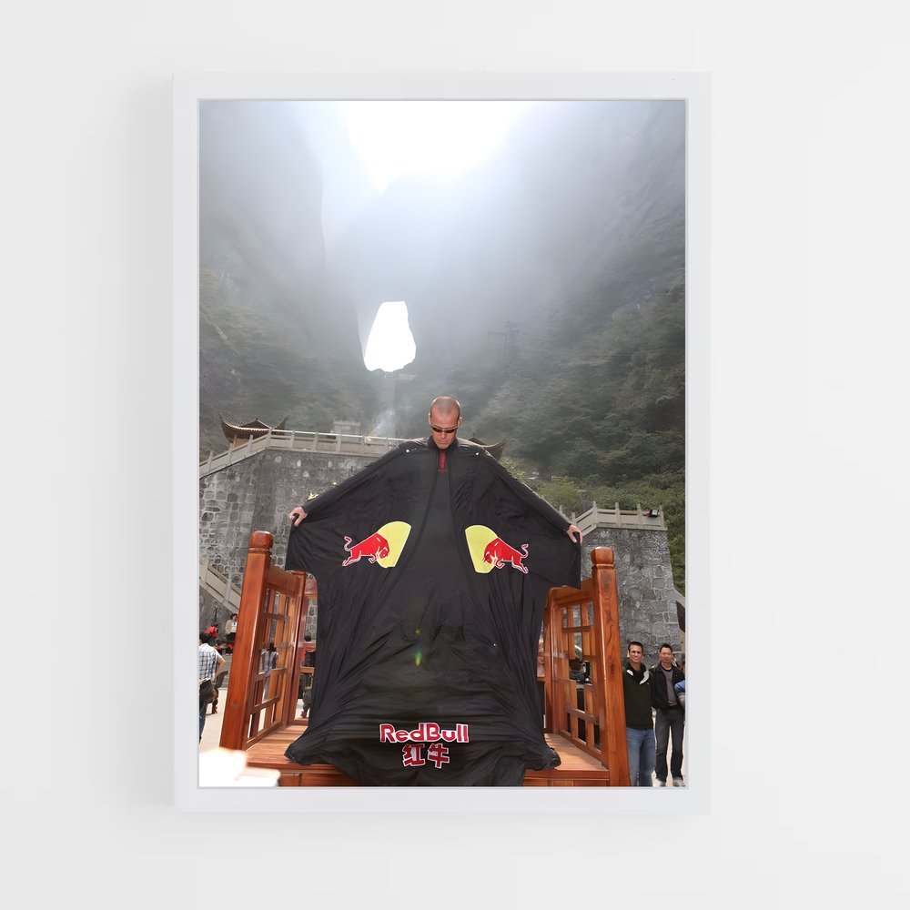 Poster Red Bull Vibes – affiche Vol en wingsuit (vue 3)